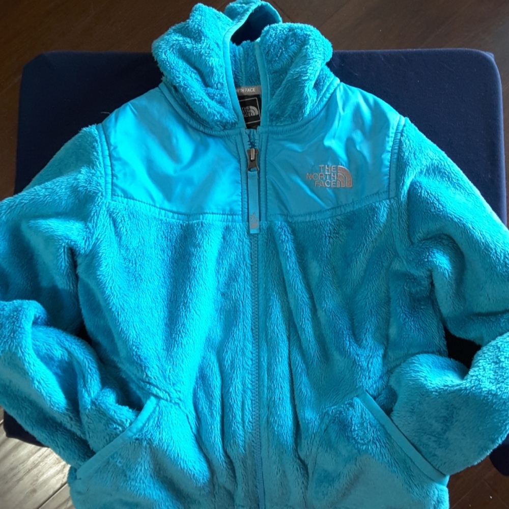 The North Face 7/8 SP jacket turquoise color wow!!